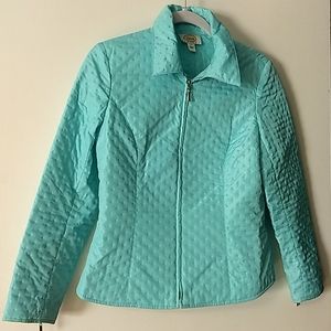NWOT Talbot's Women's Aqua Lightweight Jacket